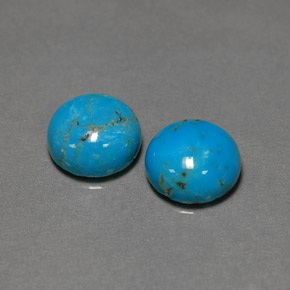 Achetez naturel ct Bleu vert Turquoise gems, Coupe roude, En provenance Afghanistan chez GemSelect. En stock, livraison internationale!