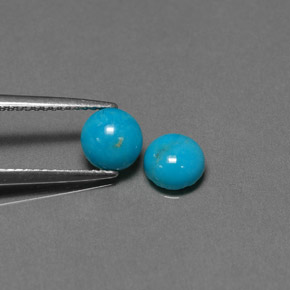 Achetez naturel ct bleue turquoise gems, coupe roude, en provenance afghanistan chez gemselect. en stock, livraison internationale!
