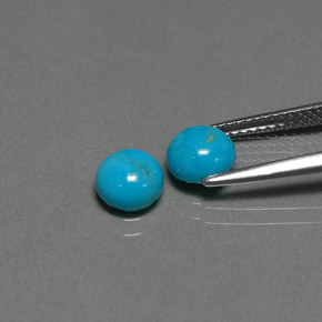 Achetez naturel ct bleue turquoise gems, coupe roude, en provenance afghanistan chez gemselect. en stock, livraison internationale!