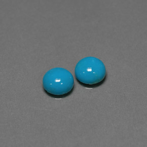 Achetez naturel ct bleue turquoise gems, coupe roude, en provenance afghanistan chez gemselect. en stock, livraison internationale!
