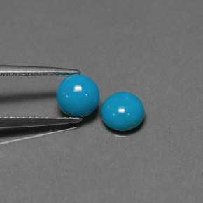 Achetez naturel ct bleue turquoise gems, coupe roude, en provenance afghanistan chez gemselect. en stock, livraison internationale!