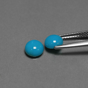 Achetez naturel ct bleue turquoise gems, coupe roude, en provenance afghanistan chez gemselect. en stock, livraison internationale!