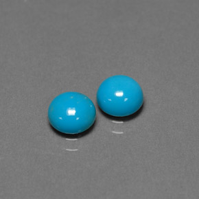 Achetez naturel ct bleue turquoise gems, coupe roude, en provenance afghanistan chez gemselect. en stock, livraison internationale!
