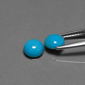 Achetez naturel ct bleue turquoise gems, coupe roude, en provenance afghanistan chez gemselect. en stock, livraison internationale!