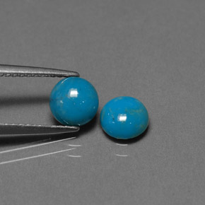 Achetez naturel ct Bleu Turquoise gems, Coupe roude, En provenance Afghanistan chez GemSelect. En stock, livraison internationale!