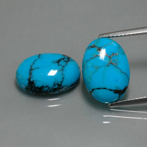 Achetez naturel ct bleue turquoise gems, coupe ovale, en provenance afghanistan chez gemselect. en stock, livraison internationale!