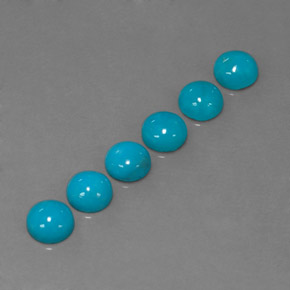 Achetez naturel ct Bleu Turquoise gems, Coupe roude, En provenance Afghanistan chez GemSelect. En stock, livraison internationale!