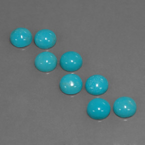 Achetez naturel ct bleue turquoise gems, coupe roude, en provenance afghanistan chez gemselect. en stock, livraison internationale!