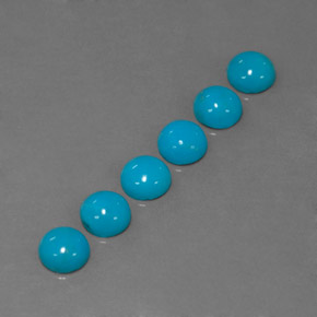 Achetez naturel ct Bleu Turquoise gems, Coupe roude, En provenance Afghanistan chez GemSelect. En stock, livraison internationale!