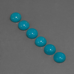 Achetez naturel ct bleue turquoise gems, coupe roude, en provenance afghanistan chez gemselect. en stock, livraison internationale!