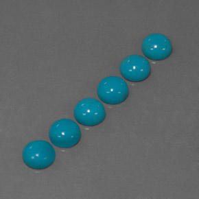 Achetez naturel ct bleue turquoise gems, coupe roude, en provenance afghanistan chez gemselect. en stock, livraison internationale!