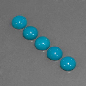 Achetez naturel ct bleue turquoise gems, coupe roude, en provenance afghanistan chez gemselect. en stock, livraison internationale!