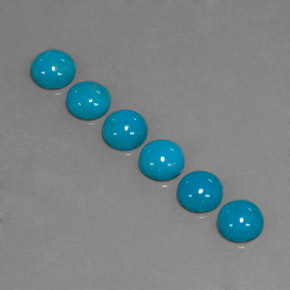 Achetez naturel ct bleue turquoise gems, coupe roude, en provenance afghanistan chez gemselect. en stock, livraison internationale!