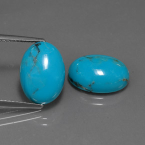 Achetez naturel ct Bleu Turquoise gems, Coupe ovale, En provenance Afghanistan chez GemSelect. En stock, livraison internationale!