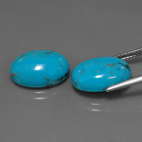Achetez naturel ct Bleu Turquoise gems, Coupe ovale, En provenance Afghanistan chez GemSelect. En stock, livraison internationale!