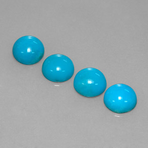 Achetez naturel ct bleue turquoise gems, coupe roude, en provenance afghanistan chez gemselect. en stock, livraison internationale!