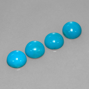 Achetez naturel ct bleue turquoise gems, coupe roude, en provenance afghanistan chez gemselect. en stock, livraison internationale!