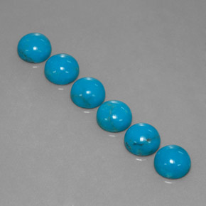 Achetez naturel ct bleue turquoise gems, coupe roude, en provenance afghanistan chez gemselect. en stock, livraison internationale!