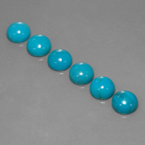 Achetez naturel ct bleue turquoise gems, coupe roude, en provenance afghanistan chez gemselect. en stock, livraison internationale!