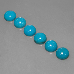 Achetez naturel ct bleue turquoise gems, coupe roude, en provenance afghanistan chez gemselect. en stock, livraison internationale!