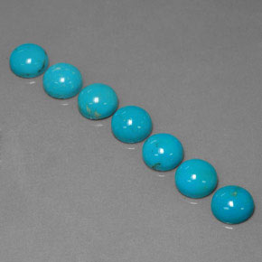 Achetez naturel ct Bleu vert Turquoise gems, Coupe roude, En provenance Afghanistan chez GemSelect. En stock, livraison internationale!
