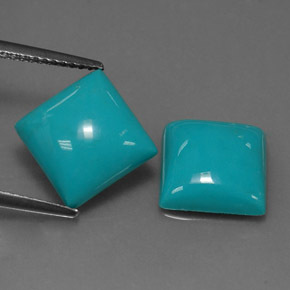 Achetez naturel ct Bleu Turquoise gems, Carré, En provenance Afghanistan chez GemSelect. En stock, livraison internationale!