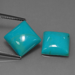 Achetez naturel ct bleue turquoise gems, carré, en provenance afghanistan chez gemselect. en stock, livraison internationale!