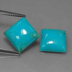 Achetez naturel ct bleue turquoise gems, carré, en provenance afghanistan chez gemselect. en stock, livraison internationale!