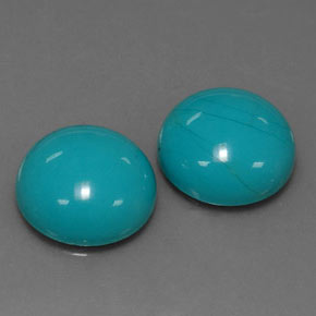 Achetez naturel ct Bleu Turquoise gems, Coupe roude, En provenance Afghanistan chez GemSelect. En stock, livraison internationale!