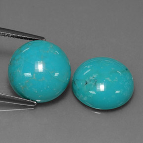 Achetez naturel ct bleue turquoise gems, coupe roude, en provenance afghanistan chez gemselect. en stock, livraison internationale!