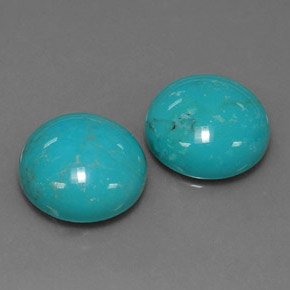 Achetez naturel ct bleue turquoise gems, coupe roude, en provenance afghanistan chez gemselect. en stock, livraison internationale!