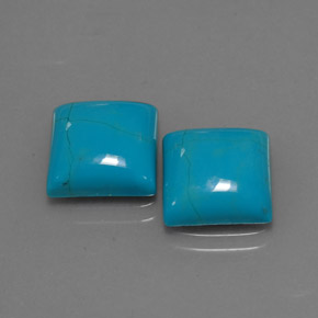 Achetez naturel ct bleue turquoise gems, carré, en provenance afghanistan chez gemselect. en stock, livraison internationale!