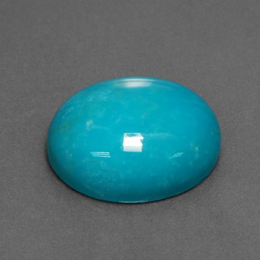 Turquoise Bleu naturelle Coupe ovale, 3.99 ct, Opaque