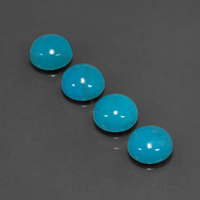 Achetez naturel ct bleue turquoise gems, coupe roude, en provenance afghanistan chez gemselect. en stock, livraison internationale!