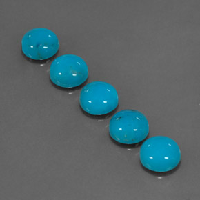 Achetez naturel ct bleue turquoise gems, coupe roude, en provenance afghanistan chez gemselect. en stock, livraison internationale!
