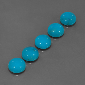 Achetez naturel ct bleue turquoise gems, coupe roude, en provenance afghanistan chez gemselect. en stock, livraison internationale!