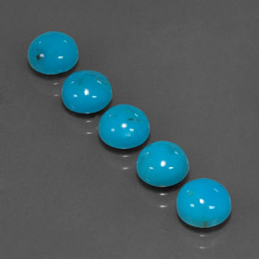 Achetez naturel ct bleue turquoise gems, coupe roude, en provenance afghanistan chez gemselect. en stock, livraison internationale!
