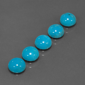 Achetez naturel ct bleue turquoise gems, coupe roude, en provenance afghanistan chez gemselect. en stock, livraison internationale!