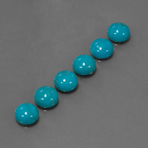 Achetez naturel ct bleue turquoise gems, coupe roude, en provenance afghanistan chez gemselect. en stock, livraison internationale!