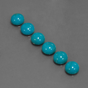 Achetez naturel ct bleue turquoise gems, coupe roude, en provenance afghanistan chez gemselect. en stock, livraison internationale!