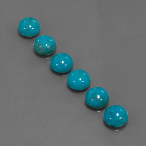 Achetez naturel ct bleue turquoise gems, coupe roude, en provenance afghanistan chez gemselect. en stock, livraison internationale!