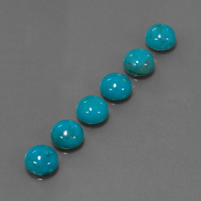 Achetez naturel ct bleue turquoise gems, coupe roude, en provenance afghanistan chez gemselect. en stock, livraison internationale!