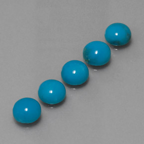 Achetez naturel ct Bleu Turquoise gems, Coupe roude, En provenance Afghanistan chez GemSelect. En stock, livraison internationale!