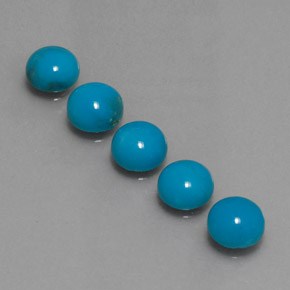 Achetez naturel ct Bleu Turquoise gems, Coupe roude, En provenance Afghanistan chez GemSelect. En stock, livraison internationale!