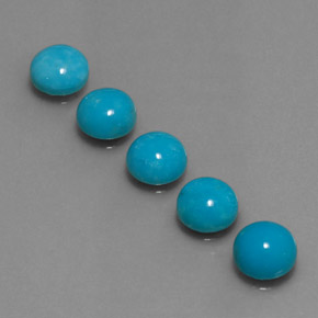 Achetez naturel ct Bleu Turquoise gems, Coupe roude, En provenance Afghanistan chez GemSelect. En stock, livraison internationale!