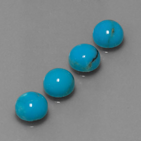 Achetez naturel ct bleue turquoise gems, coupe roude, en provenance afghanistan chez gemselect. en stock, livraison internationale!