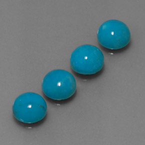 Achetez naturel ct bleue turquoise gems, coupe roude, en provenance afghanistan chez gemselect. en stock, livraison internationale!