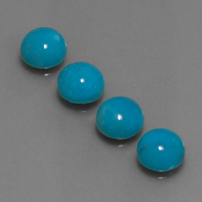 Achetez naturel ct bleue turquoise gems, coupe roude, en provenance afghanistan chez gemselect. en stock, livraison internationale!
