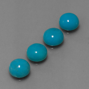 Achetez naturel ct Bleu Turquoise gems, Coupe roude, En provenance Afghanistan chez GemSelect. En stock, livraison internationale!