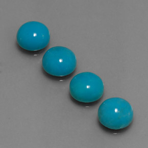 Achetez naturel ct Bleu Turquoise gems, Coupe roude, En provenance Afghanistan chez GemSelect. En stock, livraison internationale!